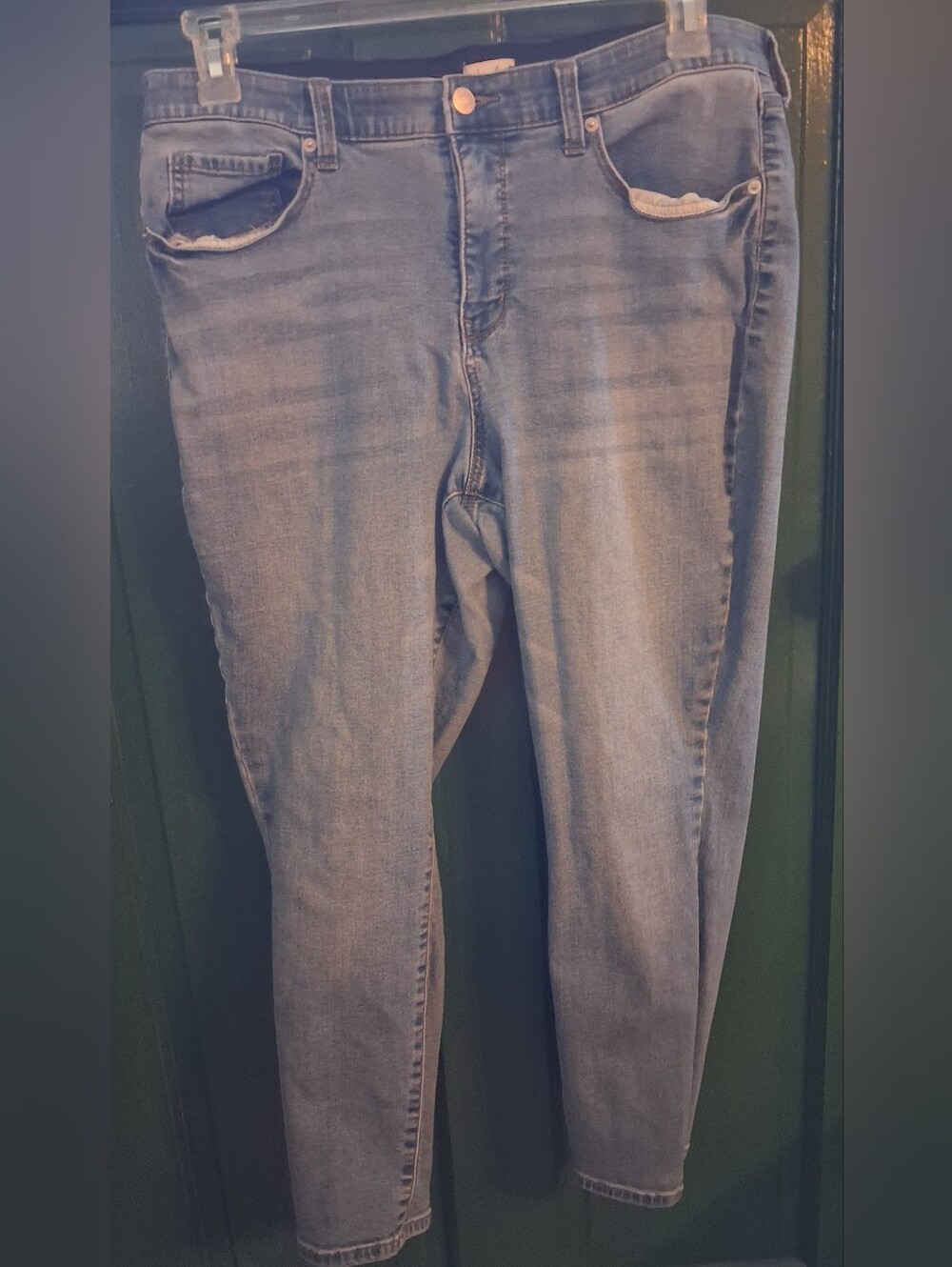 Wonderly Skinny Jeans in Faded Blue Wash